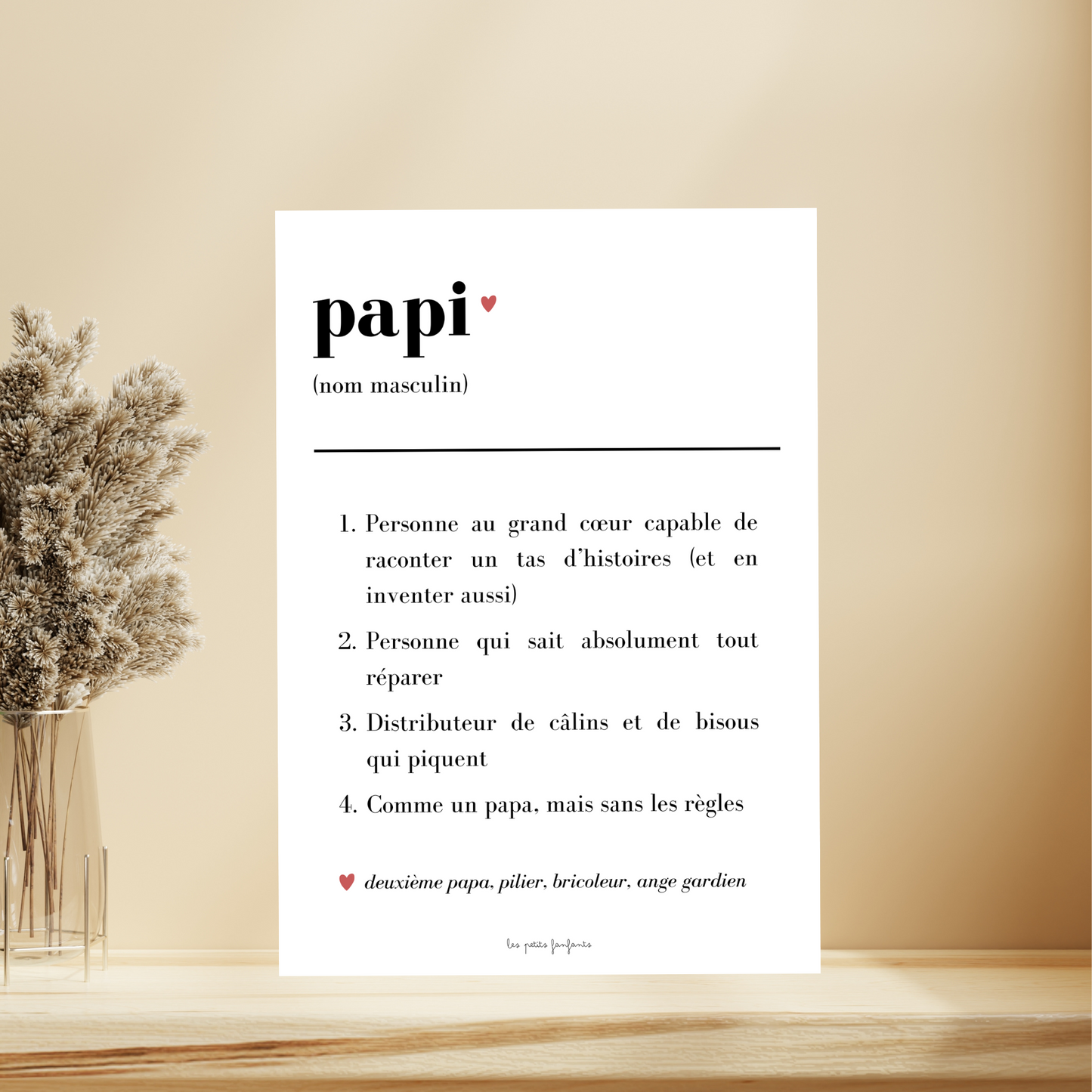 Affiche décorative - Définition Papi