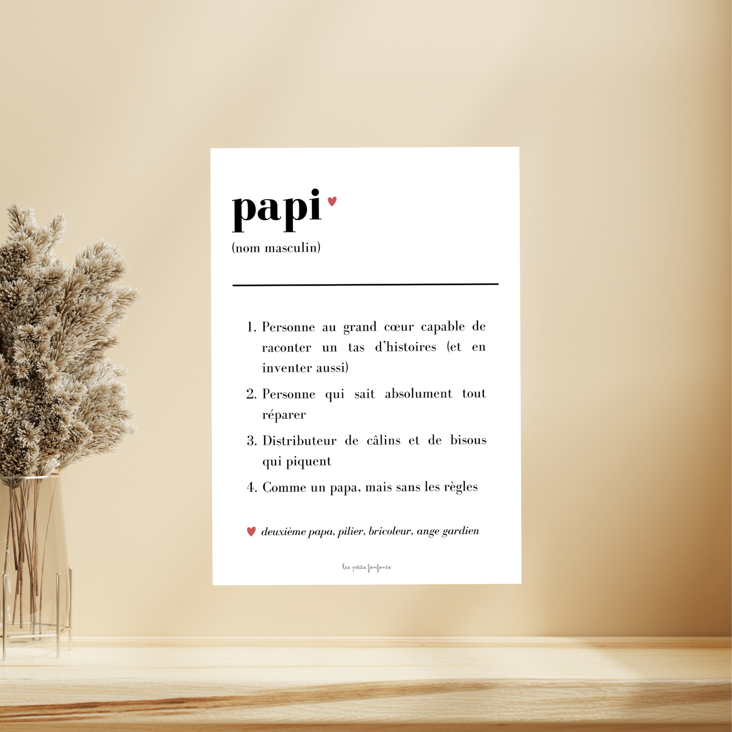 Affiche décorative - Définition Papi
