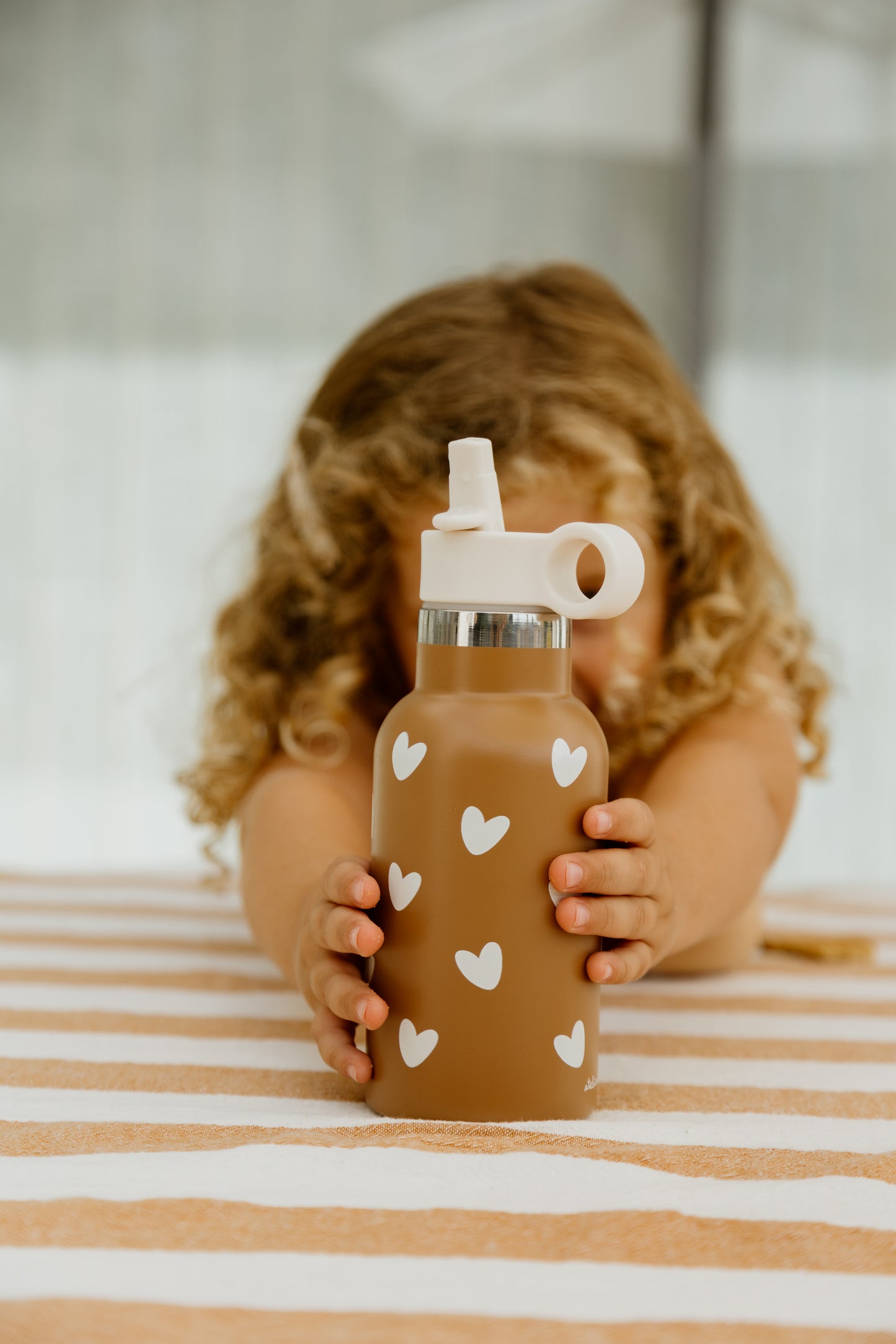 Gourde acier inox - Caramel