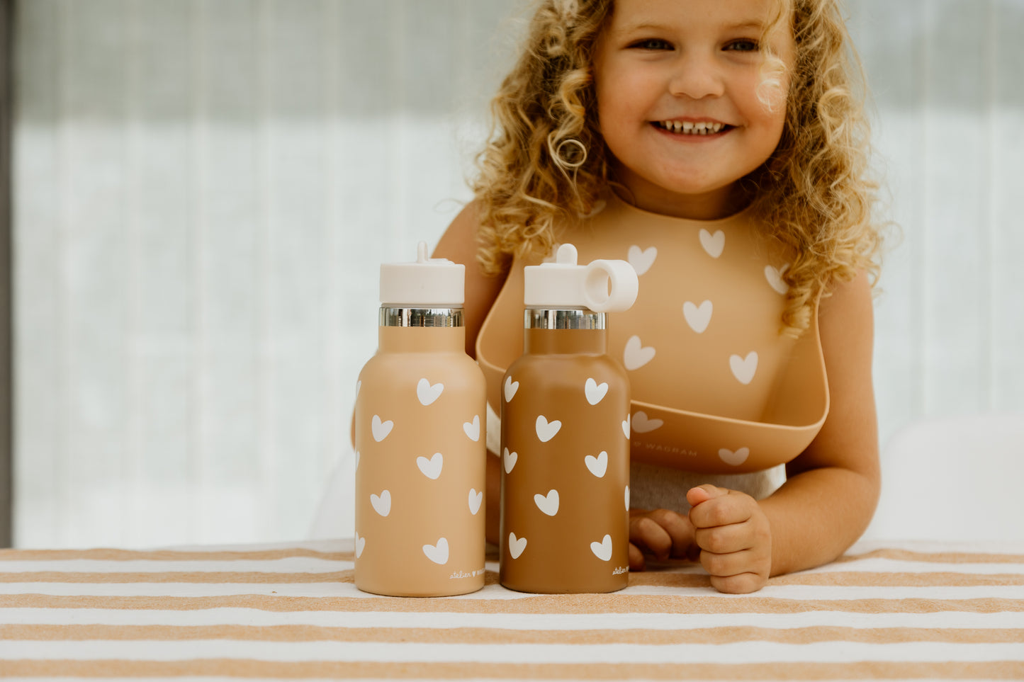 Bavoir silicone - Nougat