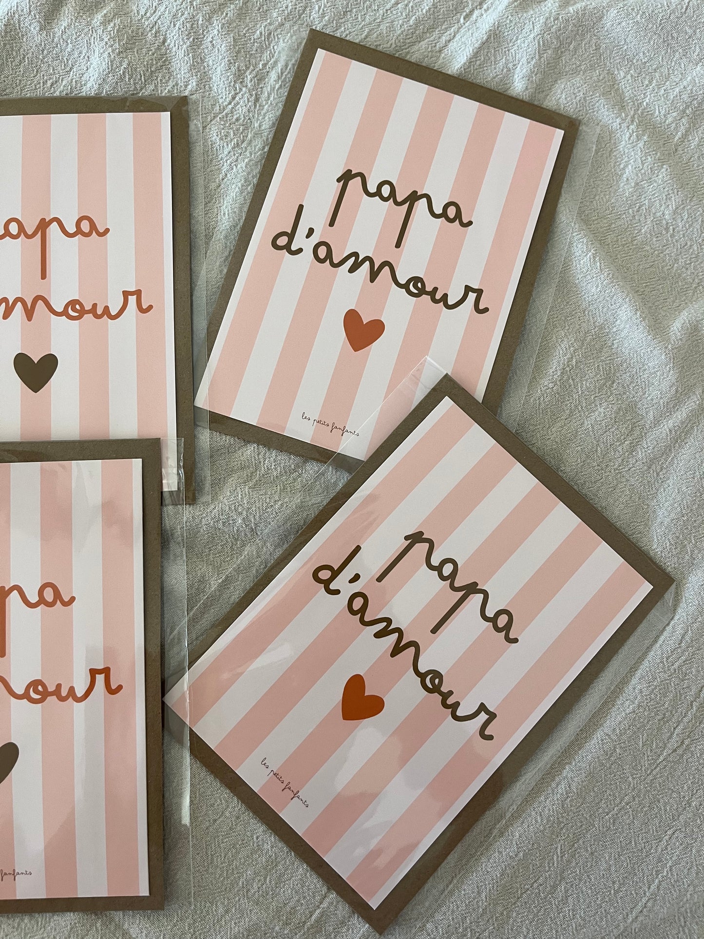 Carte décorative - papa d'amour