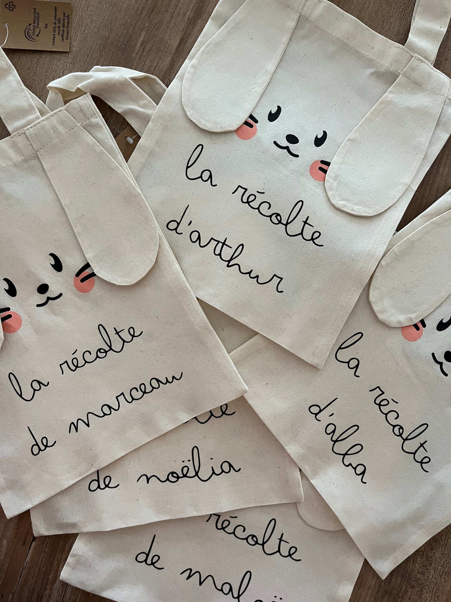 Tote bag enfant personnalisé - Pâques