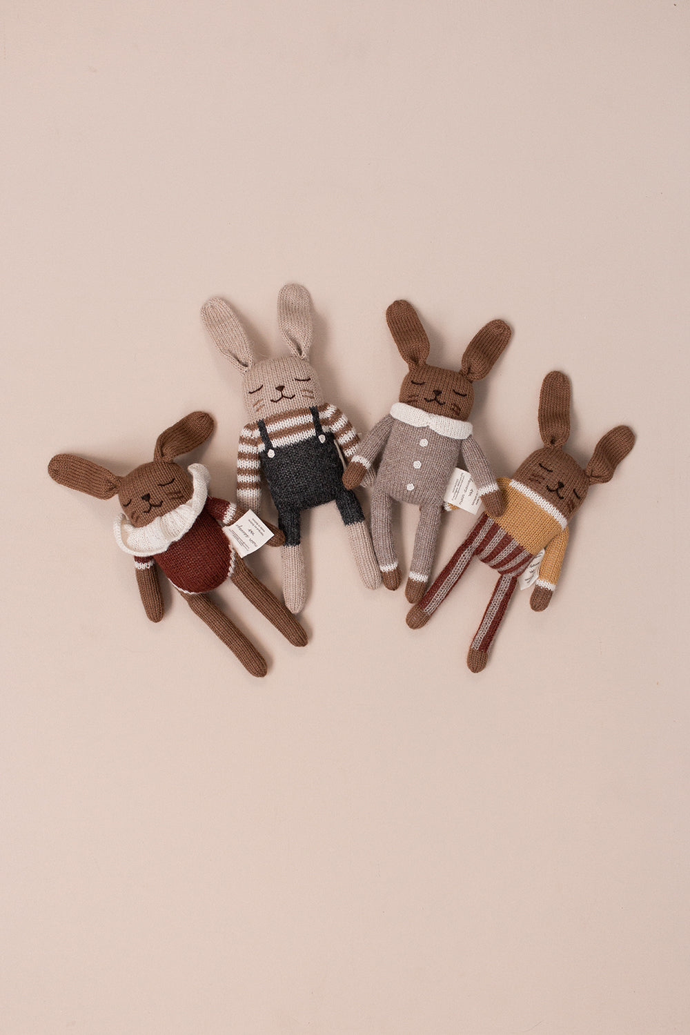 Doudou lapin - Salopette noire