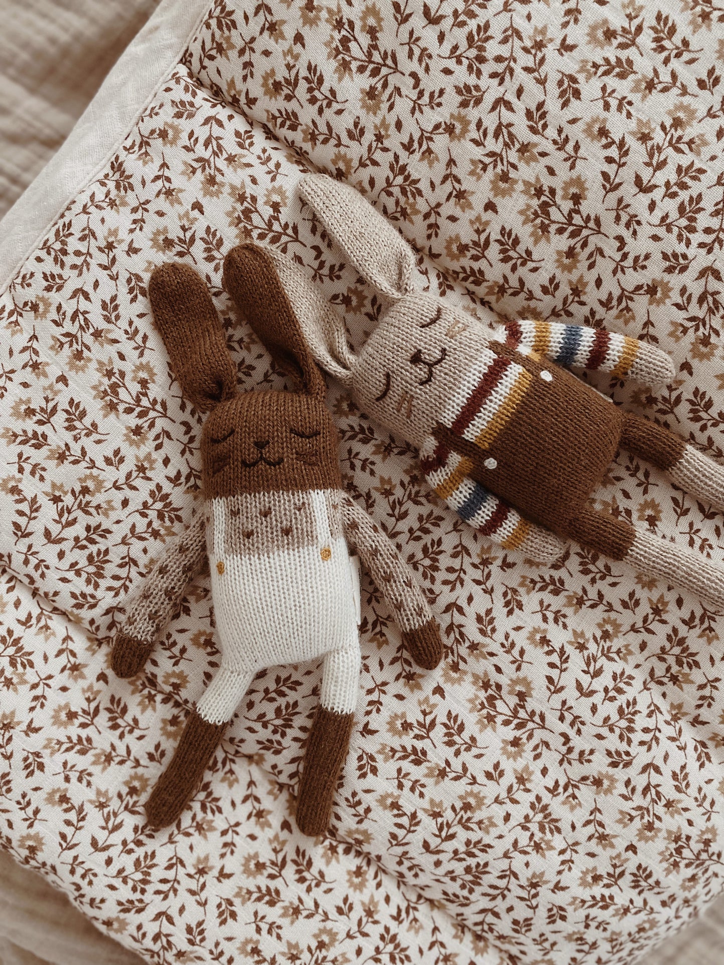 Doudou lapin - Salopette écru