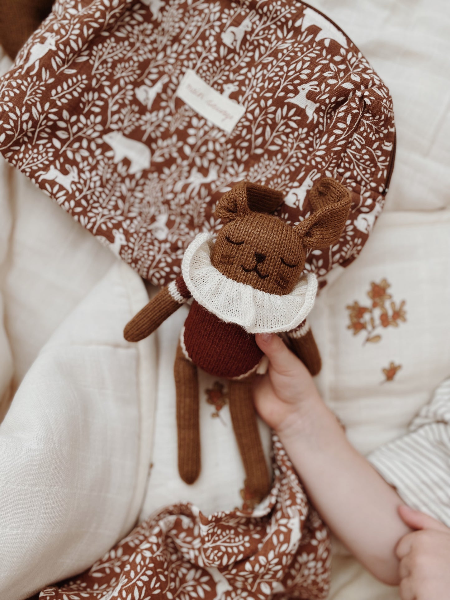 Doudou lapin - Maillot sienne