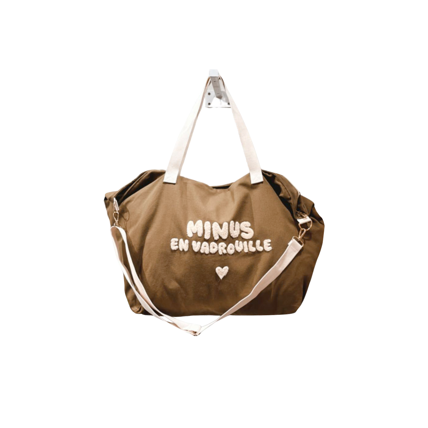 Sac/Cabas XL - Minus en vadrouille - Kaki