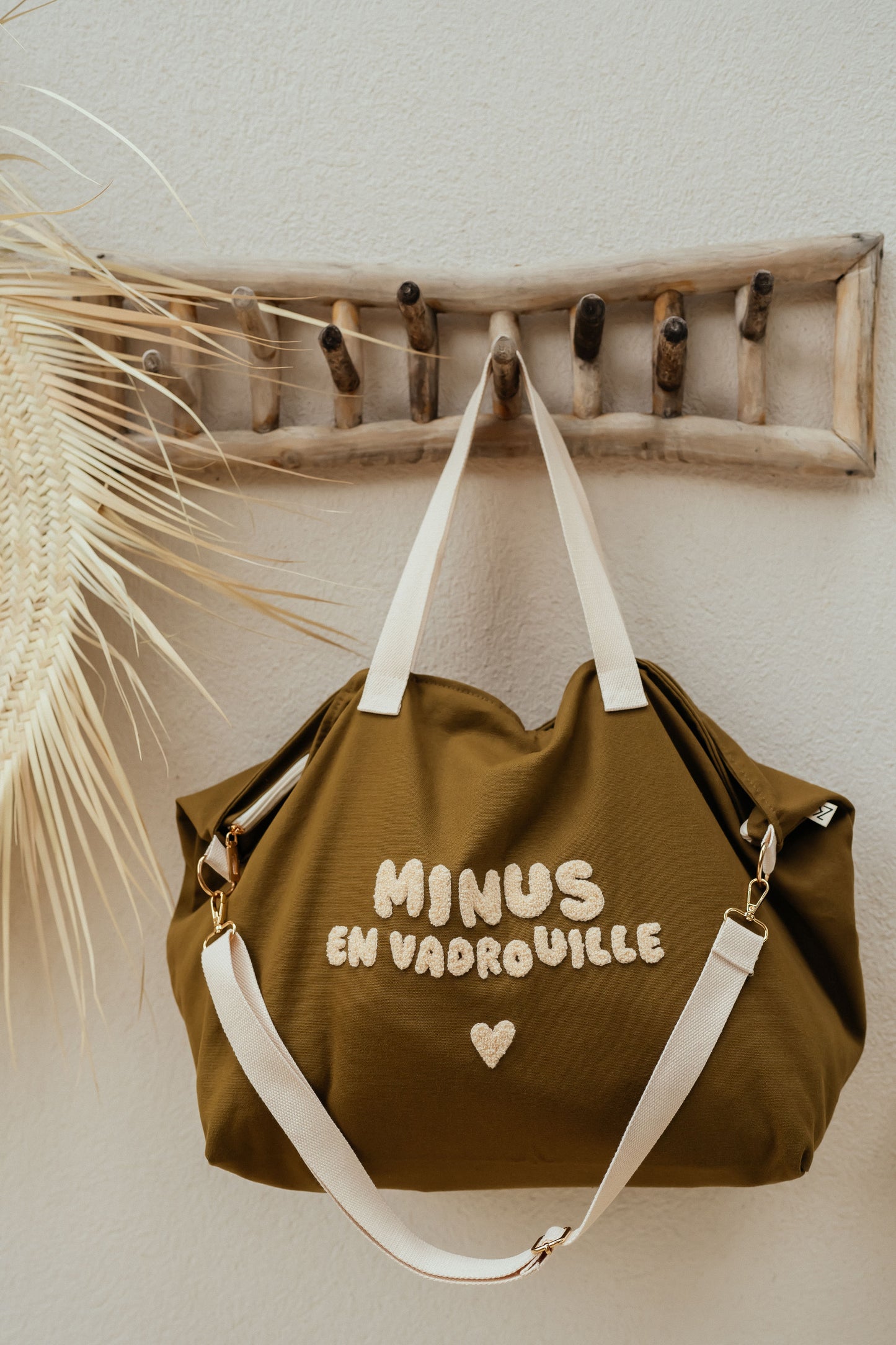 Sac/Cabas XL - Minus en vadrouille - Kaki