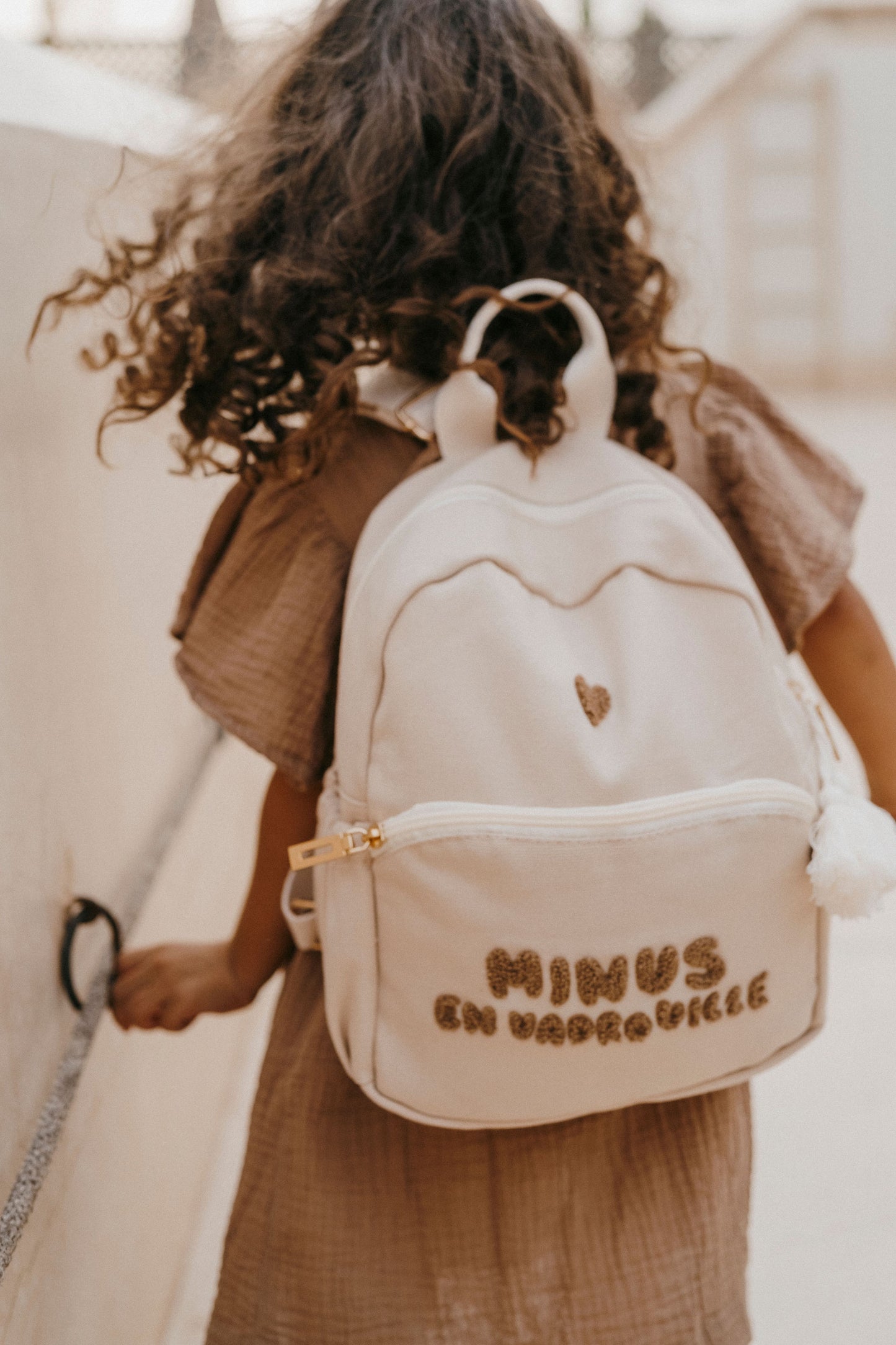 Sac à dos enfant - Minus en vadrouille - Beige