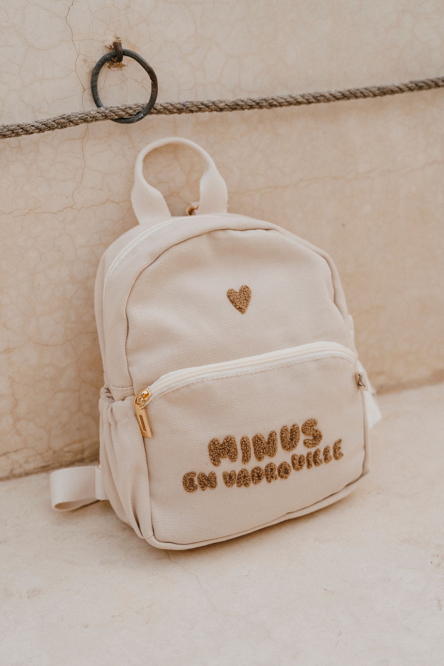 Sac à dos enfant - Minus en vadrouille - Beige