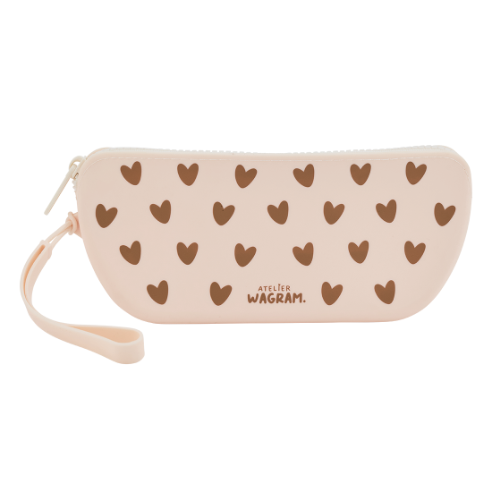 Trousse enfant en silicone - Crème
