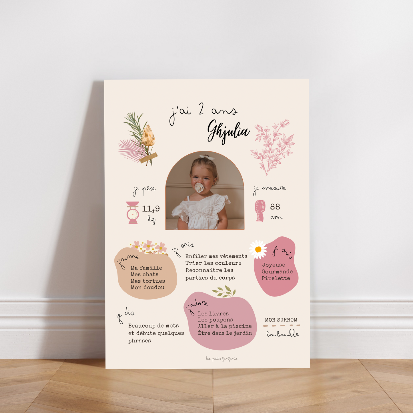 Thème Sweet - Affiche anniversaire