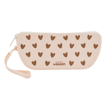 Trousse enfant en silicone - Crème
