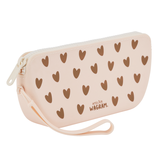 Trousse enfant en silicone - Crème