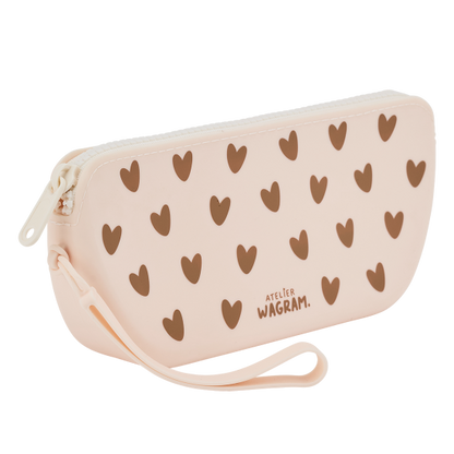Trousse enfant en silicone - Crème